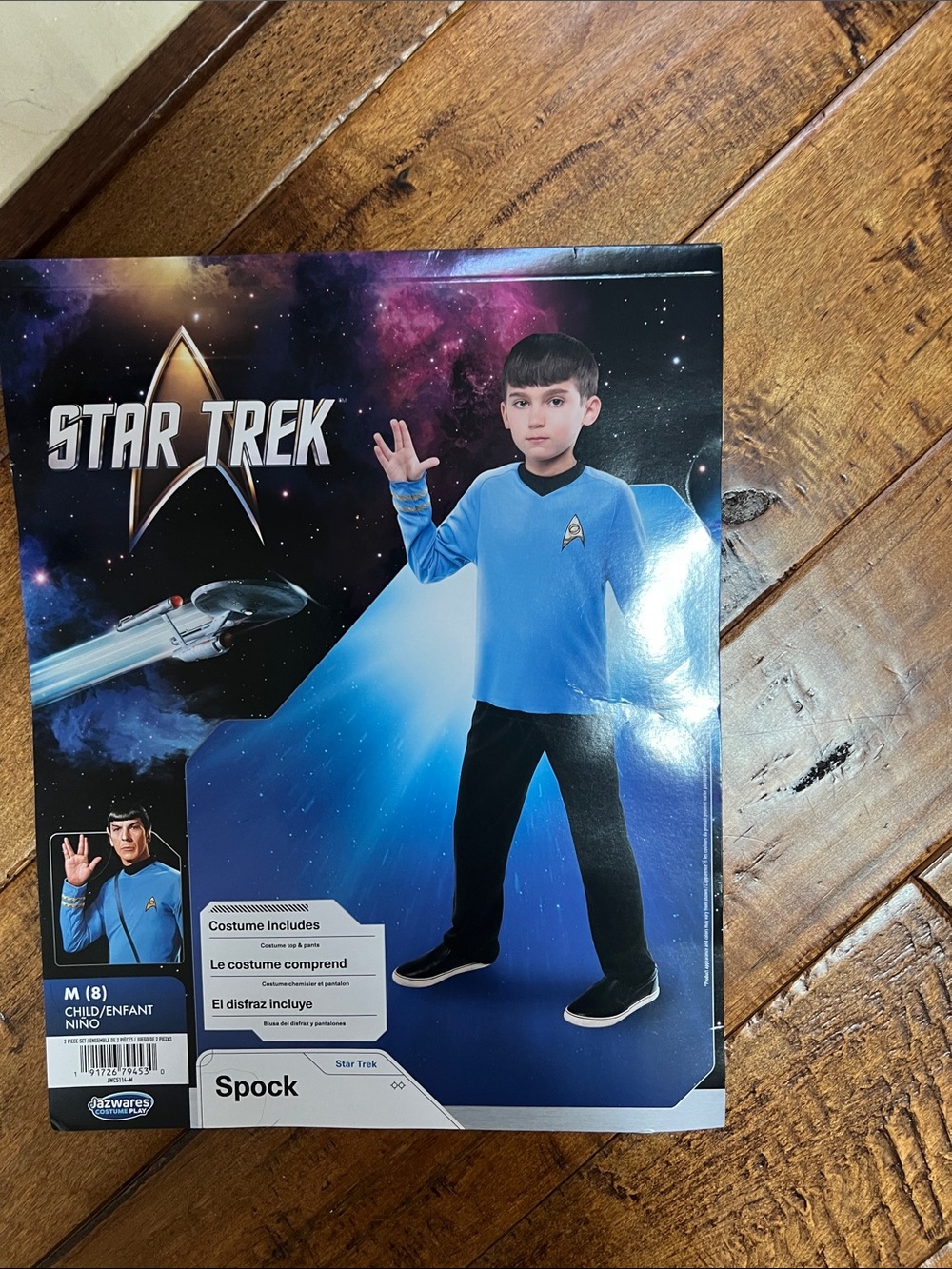 Star Trek, Spock , size 8 new